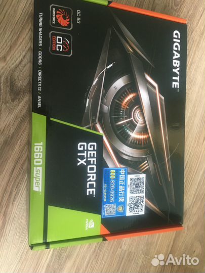 Видеокарта gtx 1660 6gb
