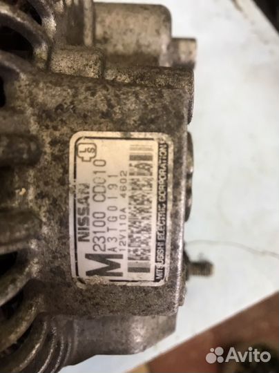 Nissan elgrand генератор