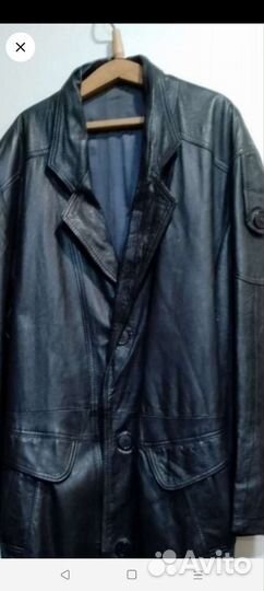 Кожаный плащ
