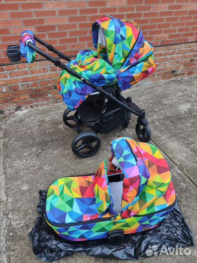 Детская коляска 2 в 1 Adamex Reggie