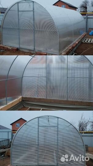 Теплица оцинкованная арочная(новая)