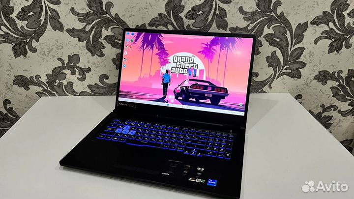 Игровой ноутбук asus i5-11400H + RTX 3050