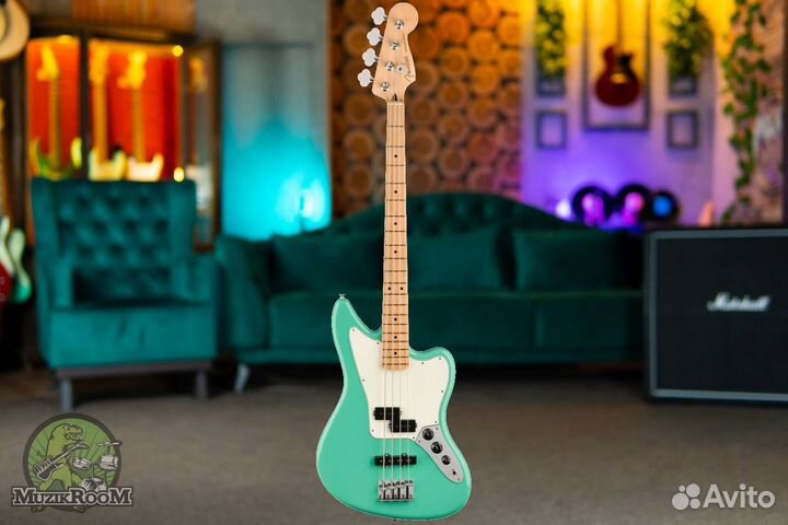 Fender Player Jaguar Bass MN Sea Foam Green