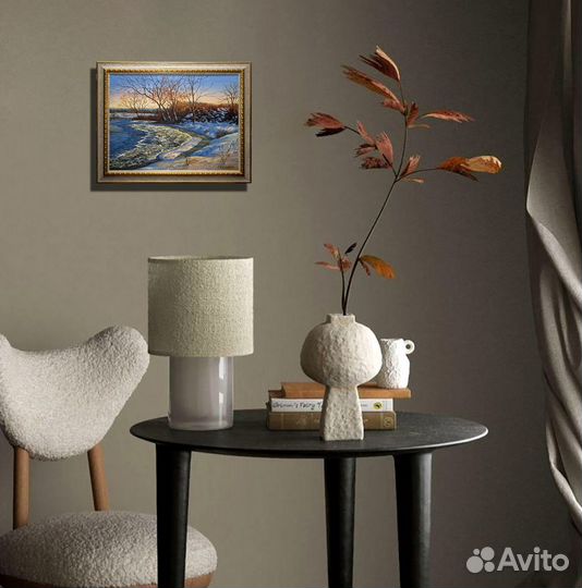 Живопись на холсте акриловыми красками