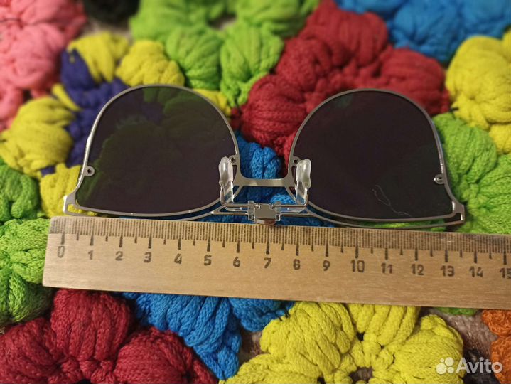 Очки пенсне солнечные модные