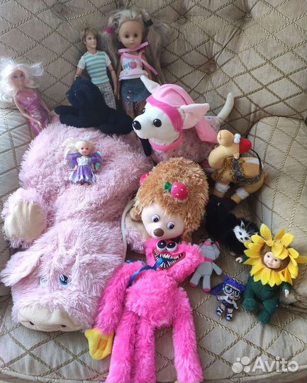 Детские игрушки пакетом для девочки