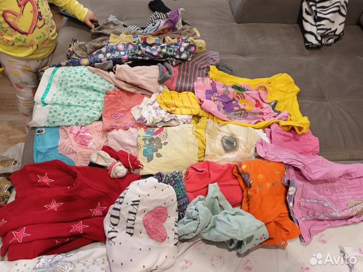 Детские вещи пакетом на девочку 92 98 размер