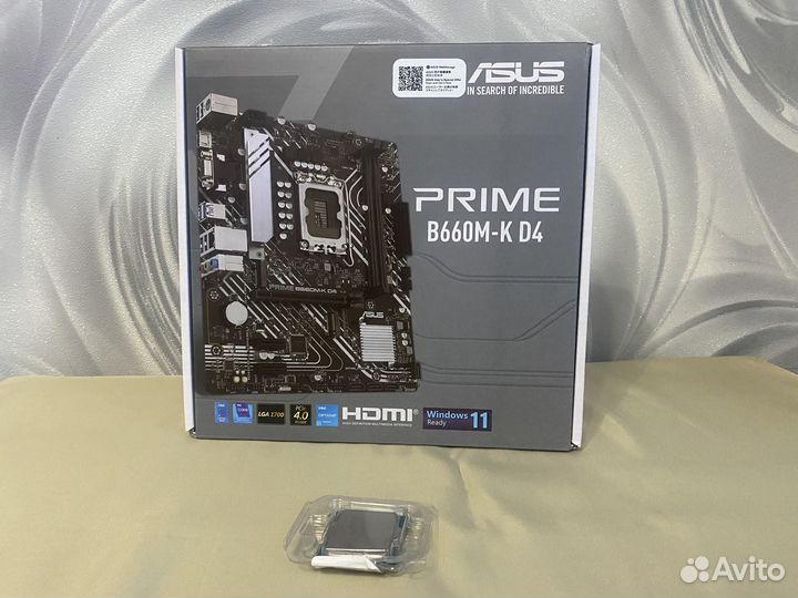 Комплект Intel core i5 12400F/ B660M (новый)