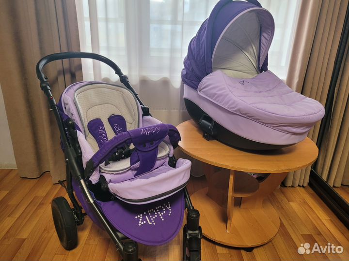Коляска 3 в 1 Tutis Zippy New Лаванда