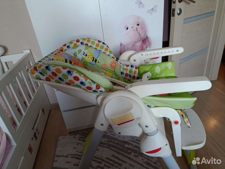 Стул для кормления chicco polly 2 в 1