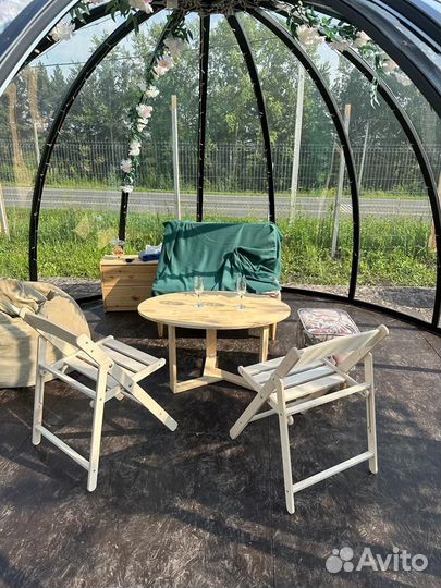 Аренда теплой беседки с мангалом