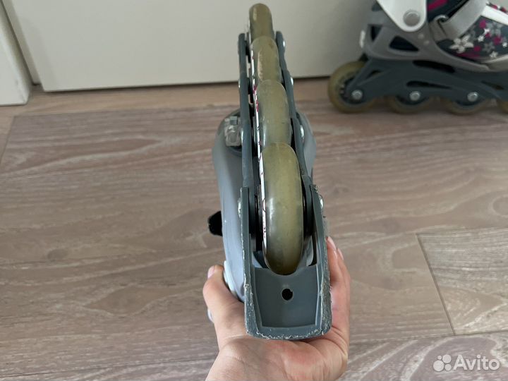 Ролики раздвижные для девочки размер 28-32