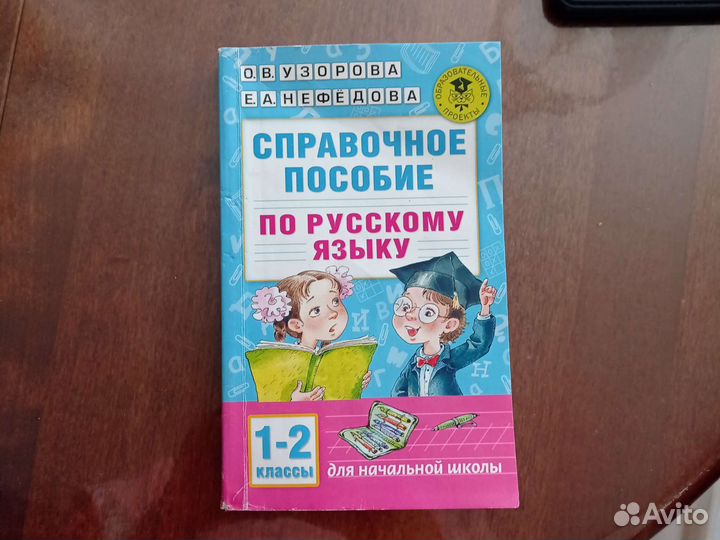 Справочное пособие по русскому языку 1-2класс