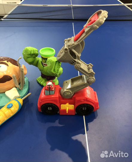 Play doh Мистер Зубастик,Халк,Пожарная машина