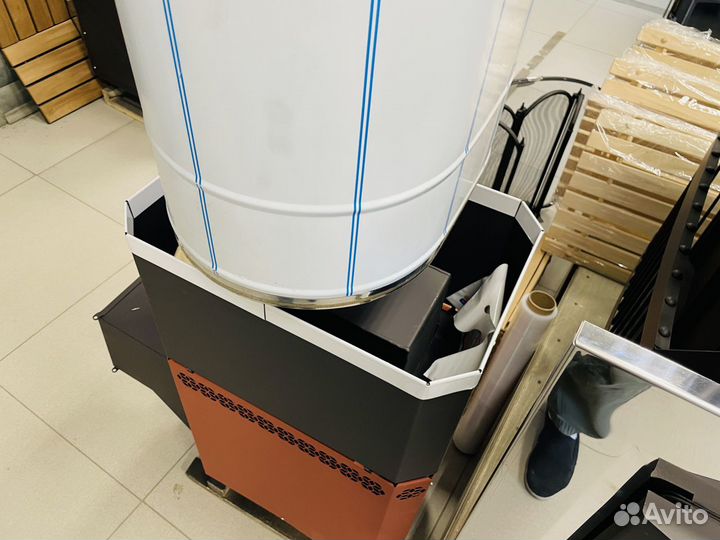 Печи для бани с баком для воды