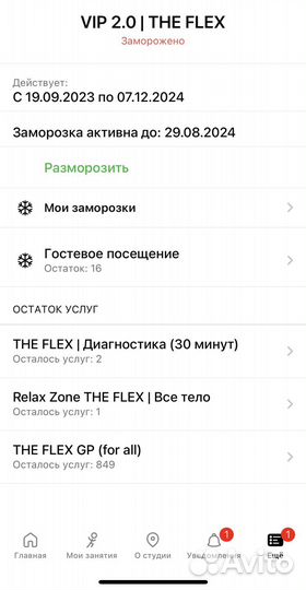 Абонемент в фитнес the flex