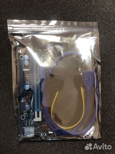 Райзер pci-e 6pin. Новые