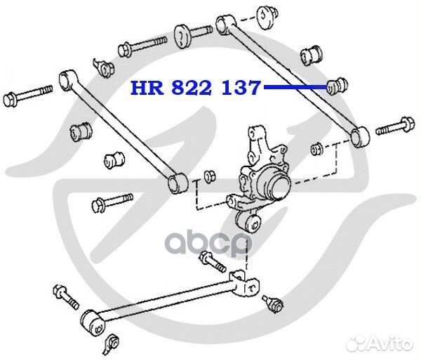 Сайлентблок HR822137 Hanse