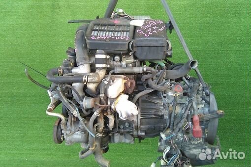 Двигатель в сборе двс suzuki MR wagon MF21S K6A-T