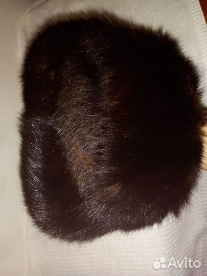 Мужская шапка из ондатры