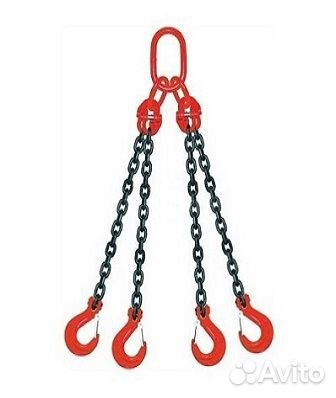 Строп цепной четырехветвевой 4сц 17т 3м