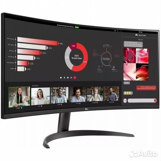 Новый) Монитор игровой LG UltraWide 34