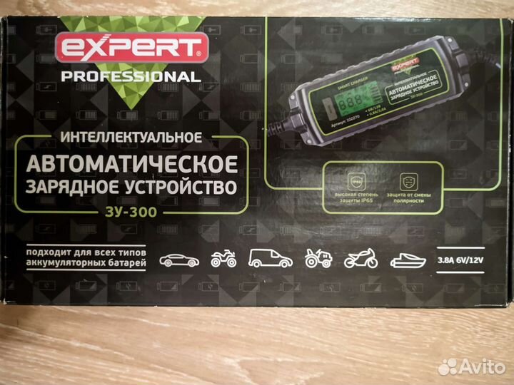Зарядное устройство expert зу-300 6/12В 3,8А