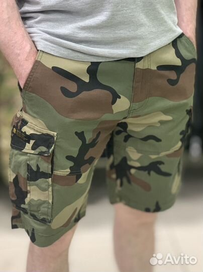 Шорты Карго Мужские Catch Wave Камуфляж С29
