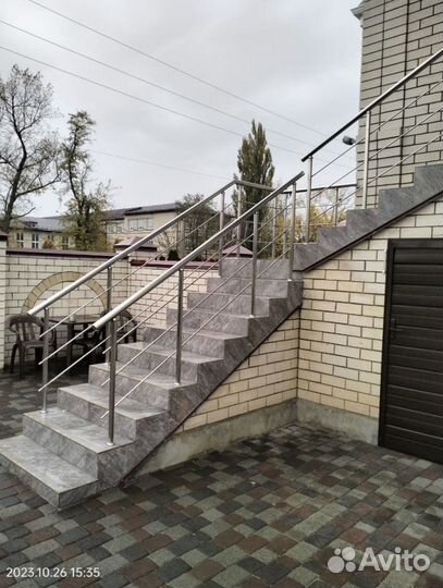 Перила для лестниц из нержавеющей стали