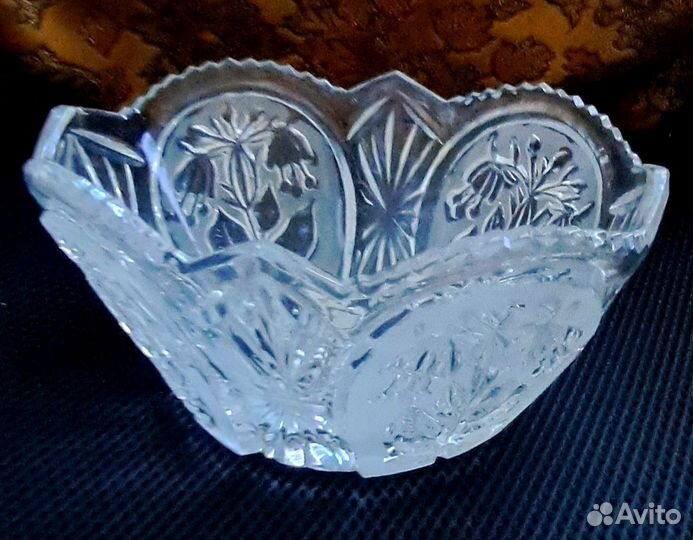 Ваза хрустальная конфетница