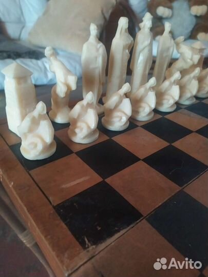 Шахматы СССР фигурки Рыцарей