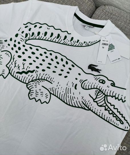 Футболка мужская Lacoste Big Logo (Оригинал)