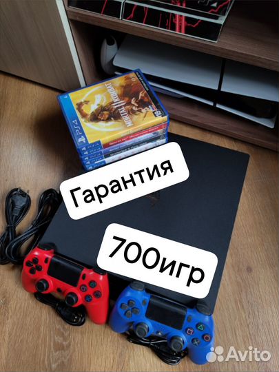 Sony PS4 pro 1tb+много игр+гарантия