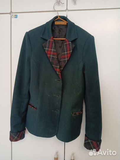 Школьная форма Пиджак зелёный для девочки