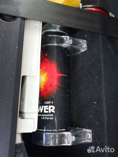 Сабвуфер, усилитель, накопитель