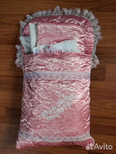 Конверт на выписку зимний для девочки