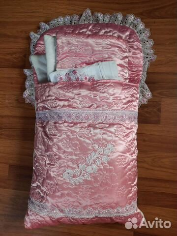 Конверт на выписку зимний для девочки