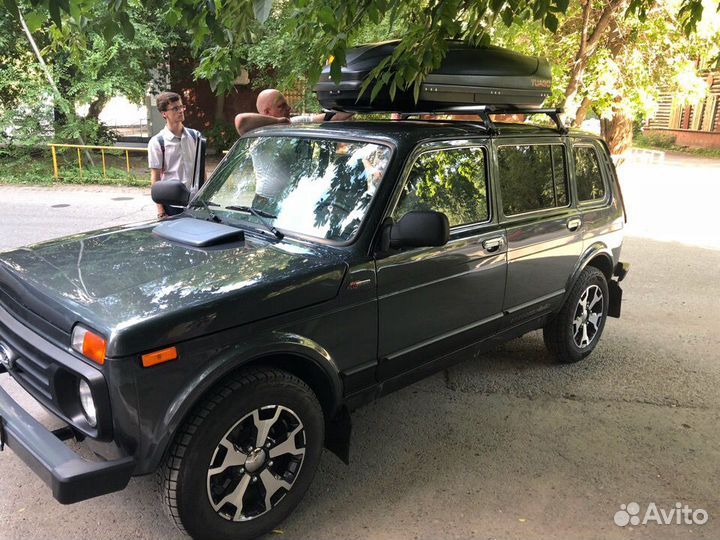 Автобокс багажник на крышу ваз Нива 2131