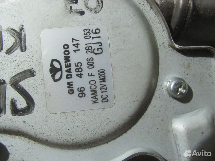 Моторчик стеклоочистителя задний Chevrolet Spark 2005-2009