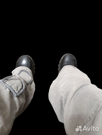 Джинсы archive клеш на застежке