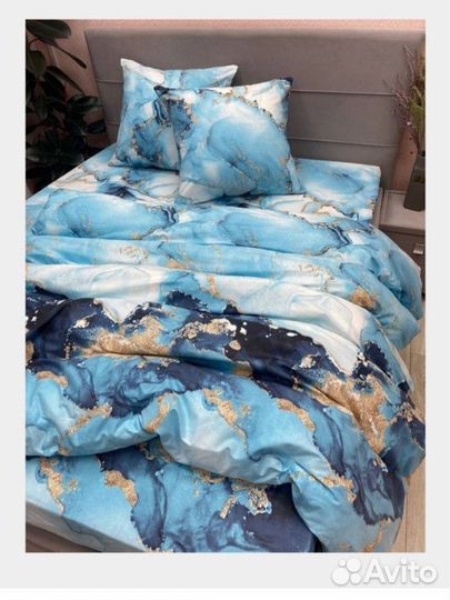 Постельное бельё евро бязь