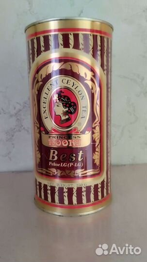 Жестяные банки для чая разные