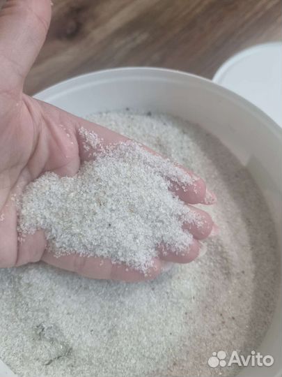 Кварцевый песок для аквариума