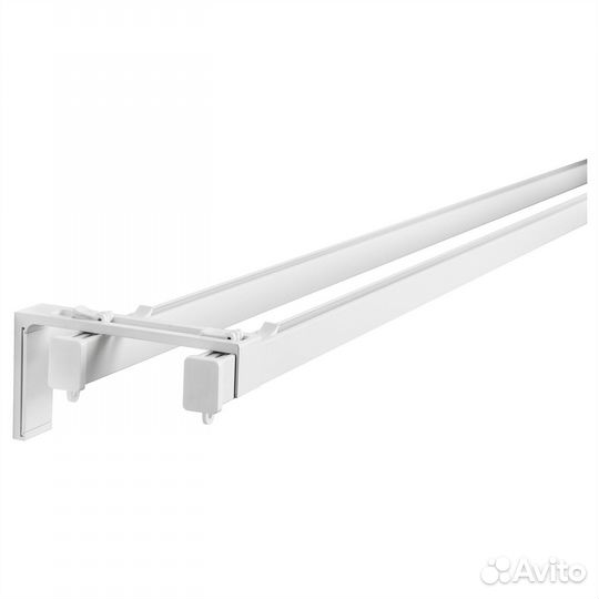 Комплект из 2 гардинных шин IKEA vidga белый