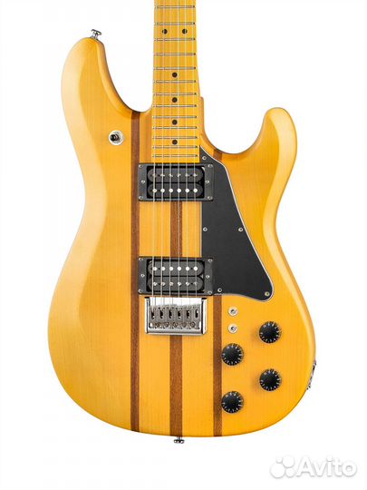 Электрогитара с вставки из красного дерева + Струн