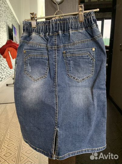 Джинсовая юбка