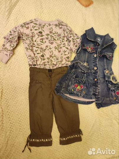 Детские вещи на девочку 98 размер
