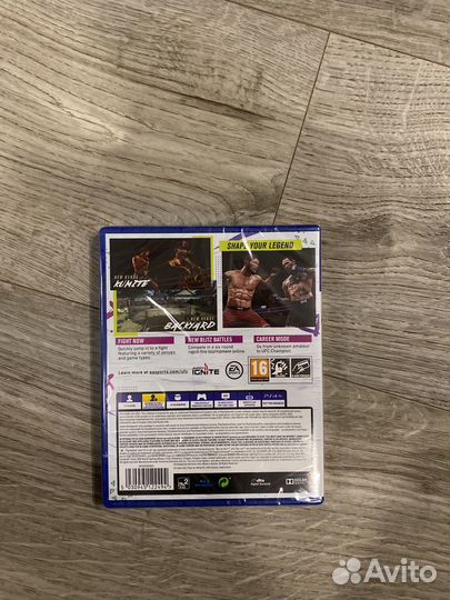 Диски на ps4 ufc 4