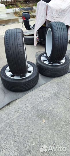 Литые диски на шкода октавия 16радиус в сборе