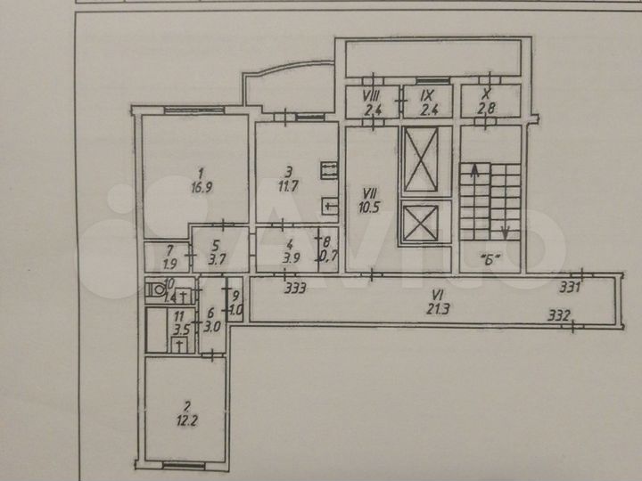 2-к. квартира, 59,9 м², 12/14 эт.